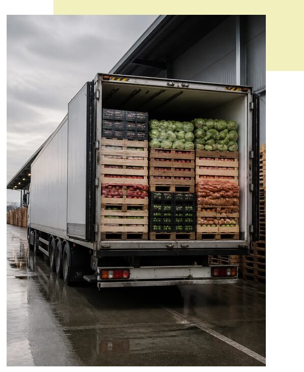 Перевозка плодоовощной продукции в Губаху по цене от 5183 р. | Агросервис-Гбх