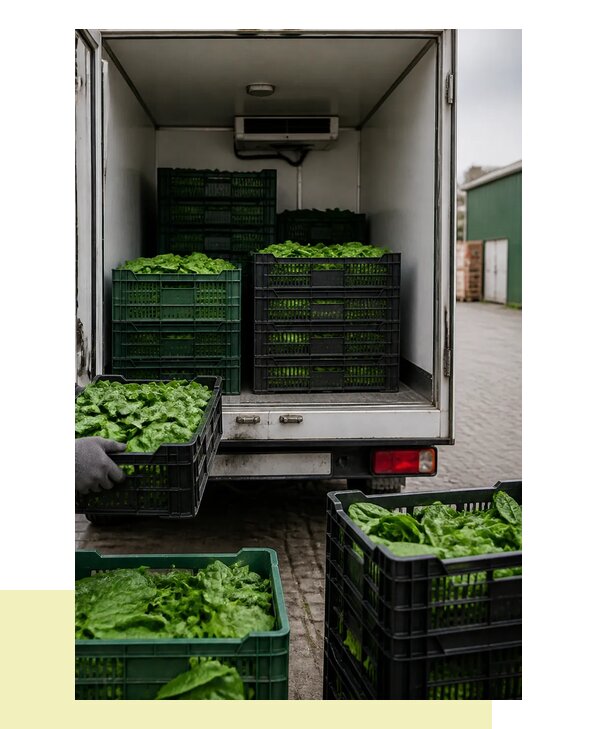 Перевозка шпината в Губаху с сохранением свежести продукции